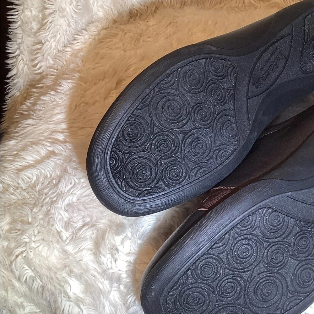 Padders sonnet  dual fit system Brown Leather comfort Shoes size 9 super wide